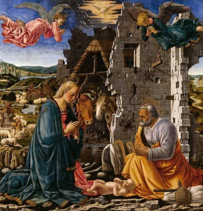 La Nativité Maître de la Nativité du Louvre