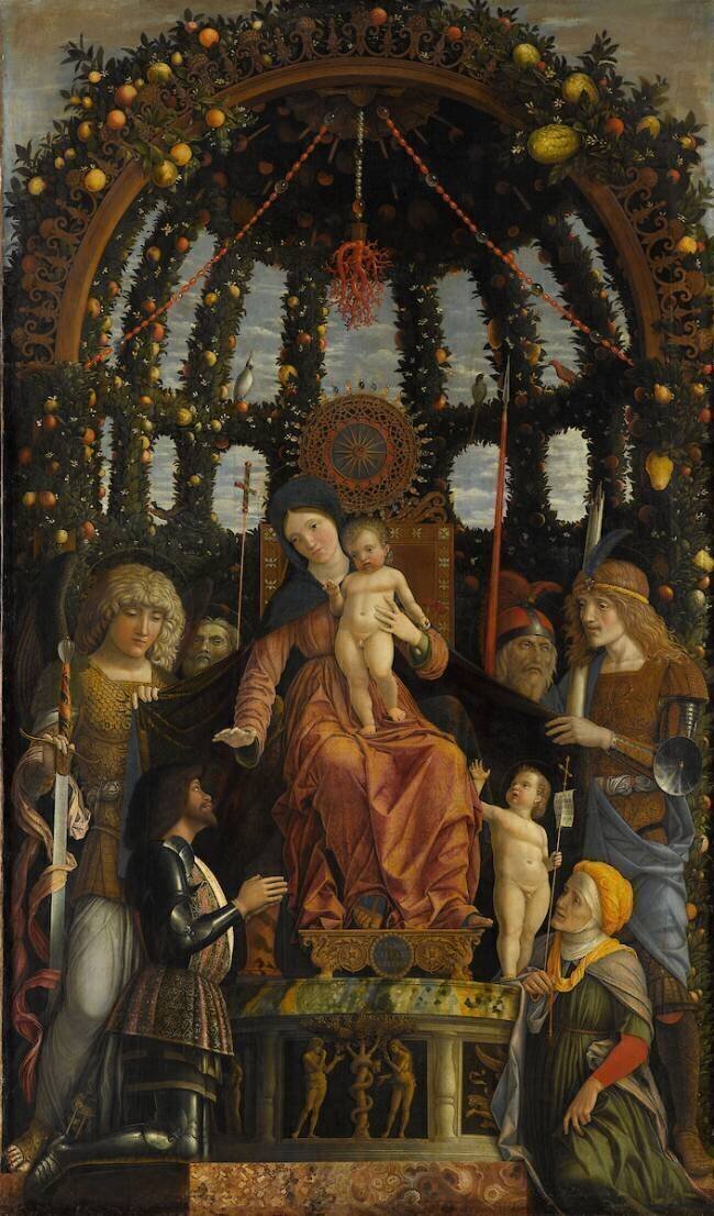 La Vierge et l'Enfant dite Vierge de la Victoire Andrea Mantegna