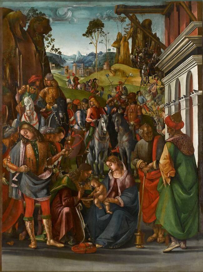 L'Adoration des mages Luca Signorelli