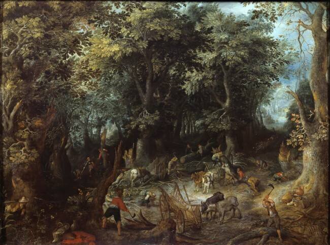 Landscape in the forest Jan Brueghel the Elder