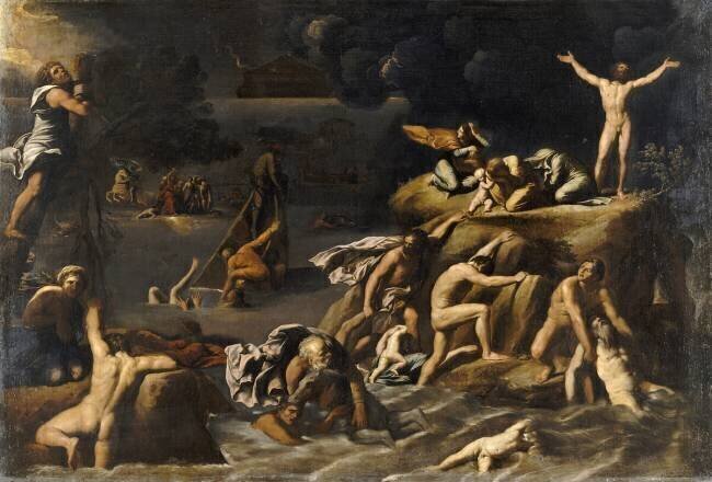 Le Déluge Antonio Carracci