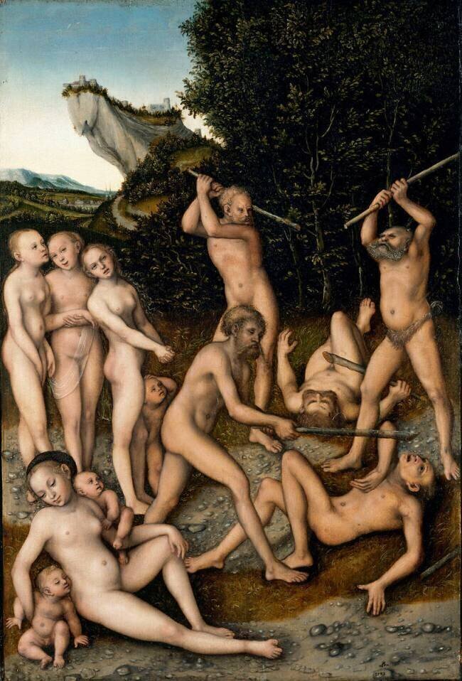 L'âge d'argent dit autrefois Les Effets de la Jalousie Lucas Cranach the Elder