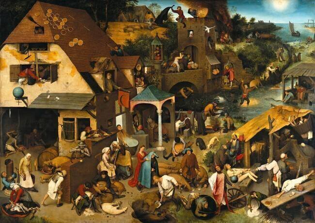 Les proverbes flamands Jan Brueghel the Elder