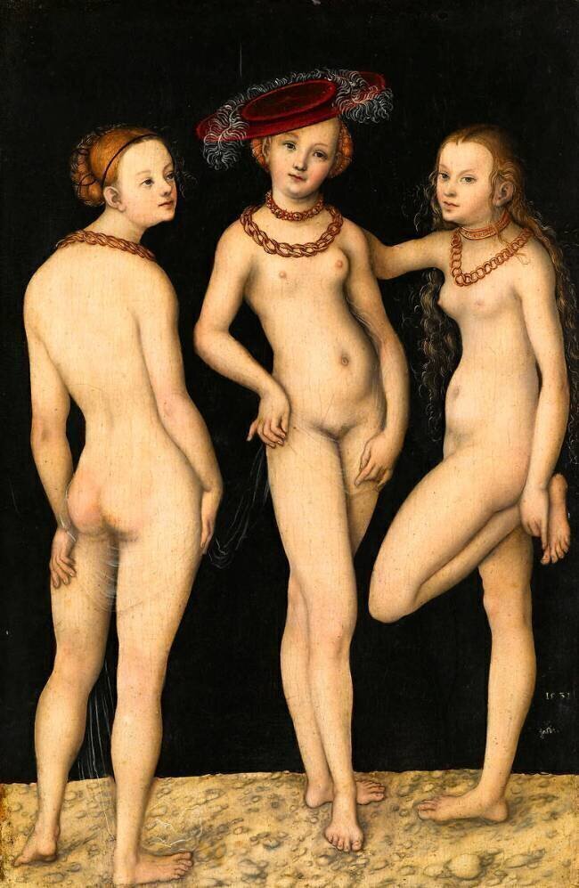 Les trois Grâces Lucas Cranach the Elder