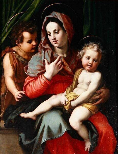 Madonna and Child with St. John Andrea del Sarto