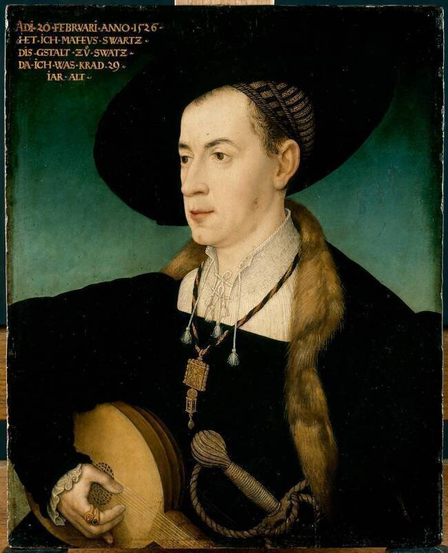 Mathäus Schwartz (1487-1574), collaborateur des banquiers Fugger d'Augsbourg Hans Maler