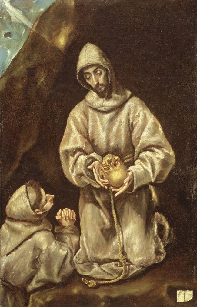 Monk in Meditation El Greco