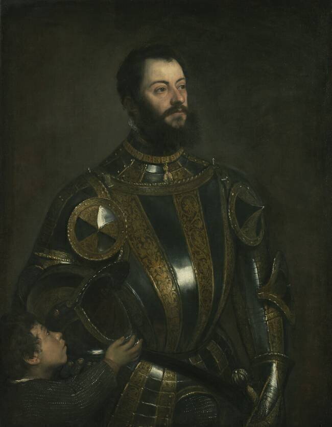 Portrait of Alfonso d'Avalos Tiziano