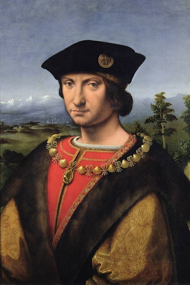 Portrait of Charles d'Amboise Antonio da Solario