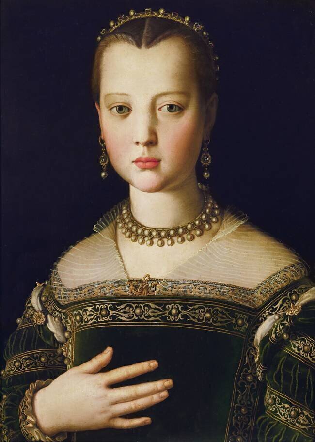 Portrait of Maria de Medici Bronzino