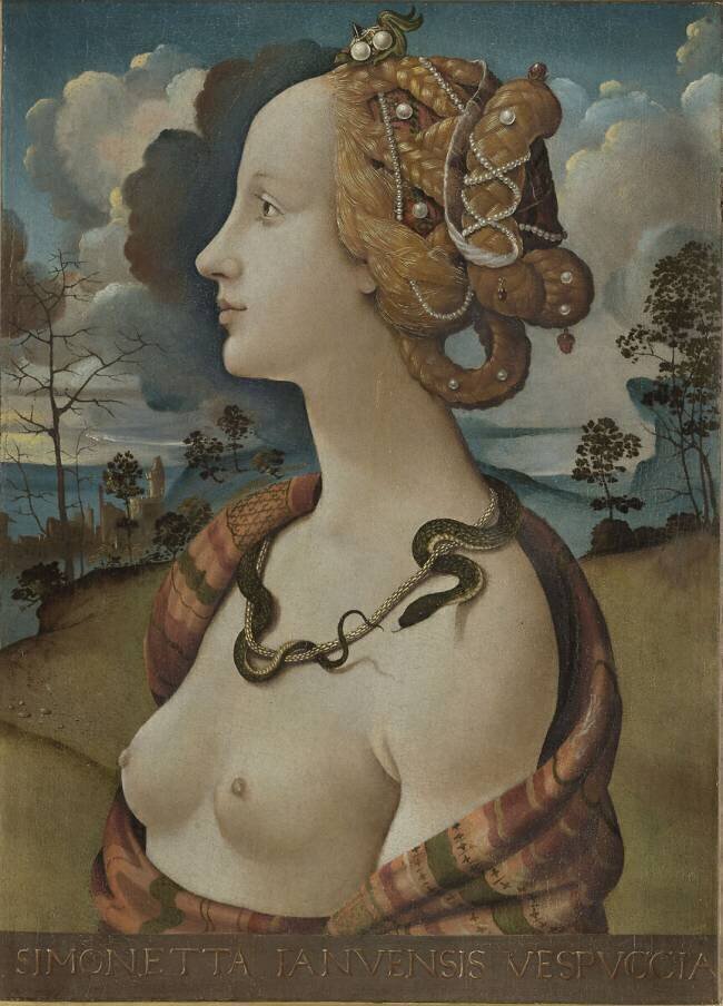 Portrait of Simonetta Vespucci Piero di Cosimo