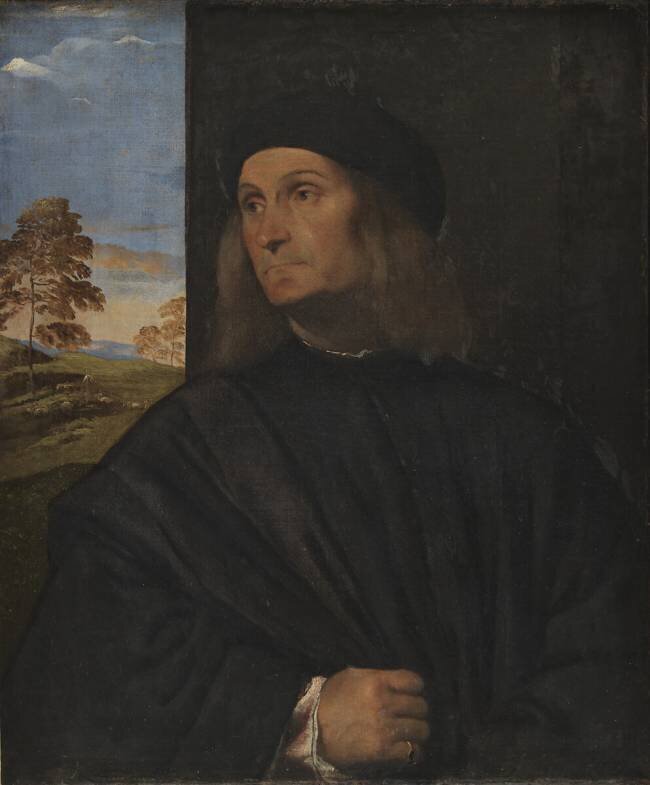 Portrait of the Venetian Painter Giovanni Bellini Tiziano