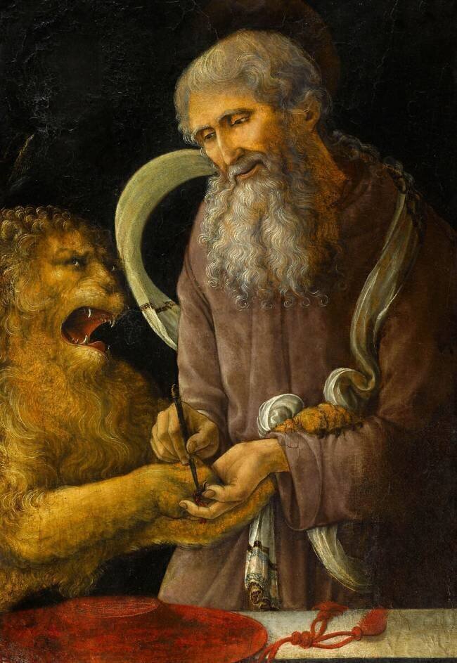 Saint Jérôme et le lion Liberale da Verona