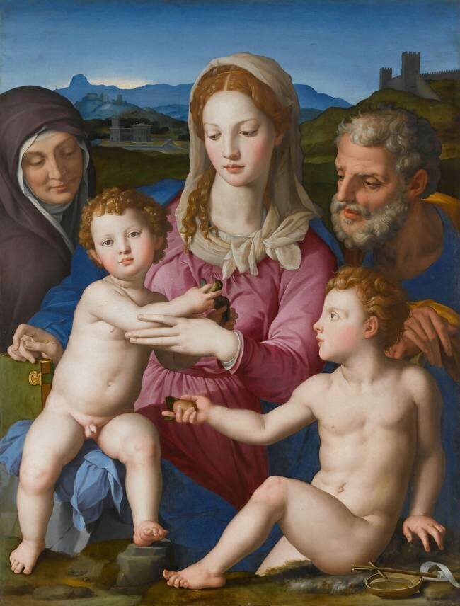 Sainte Famille Bronzino