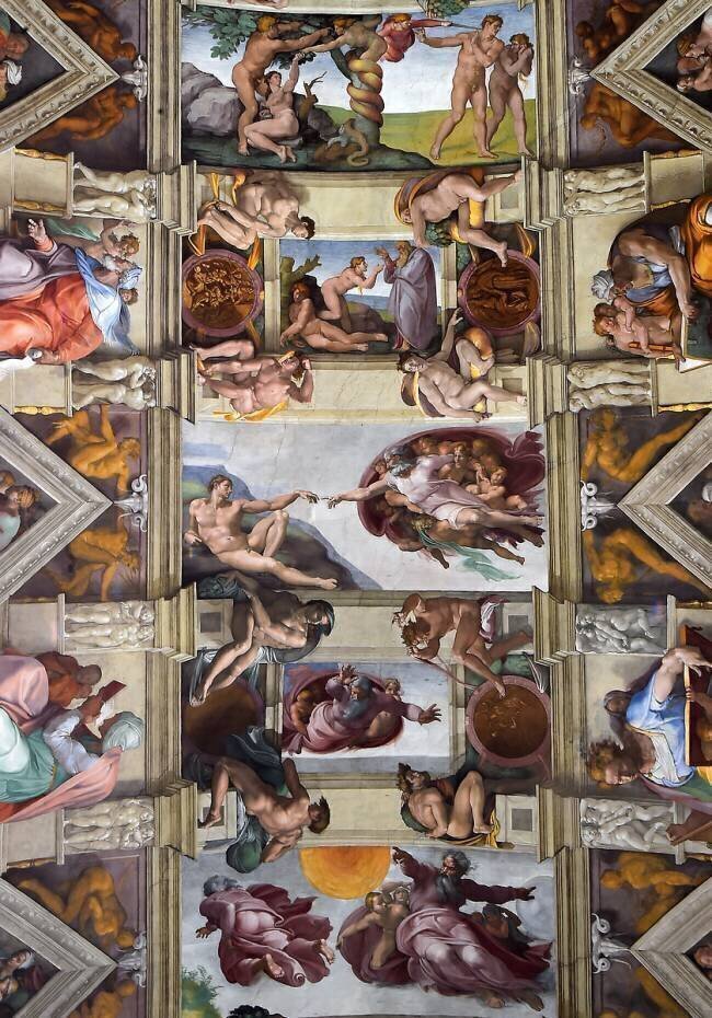 Sistine Chapel Ceiling Michelangelo Buonarroti