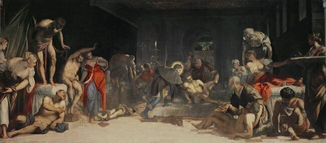 St. Roch curing the Plague Tintoretto
