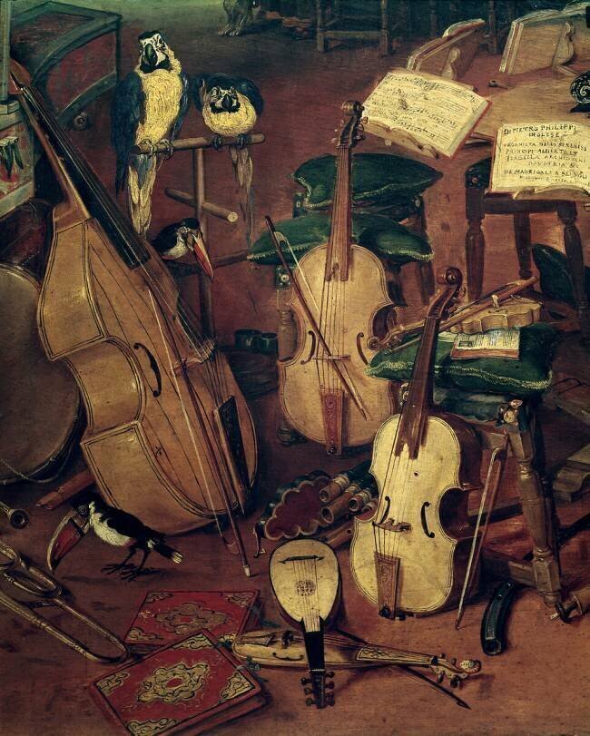 Strings and parrots Jan Brueghel the Elder