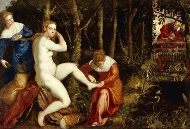 Suzanne au bain Tintoretto