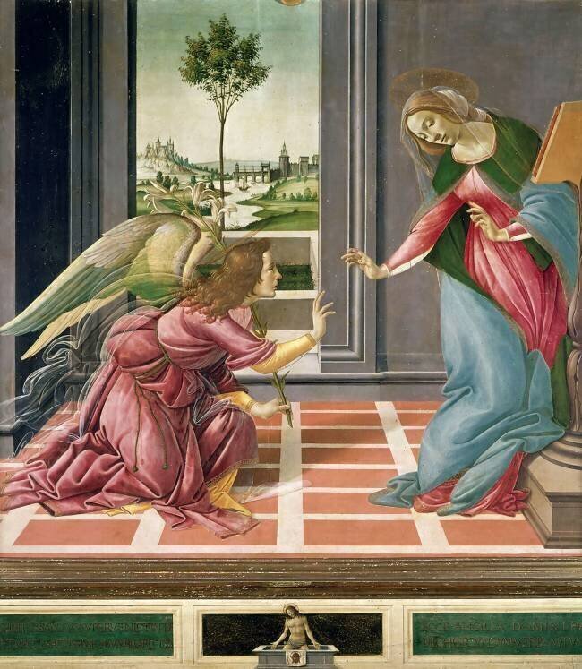 The Annunciation Sandro Botticelli