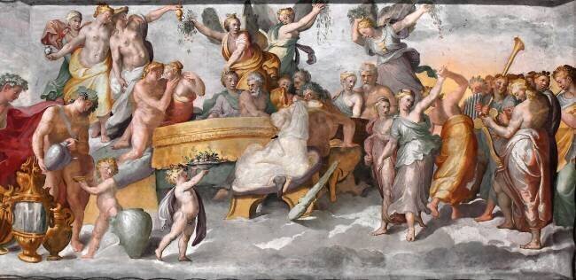 The Banquet of the Gods Italian School