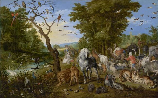 The Entry of the Animals into Noah's Ark Jan Brueghel the Elder