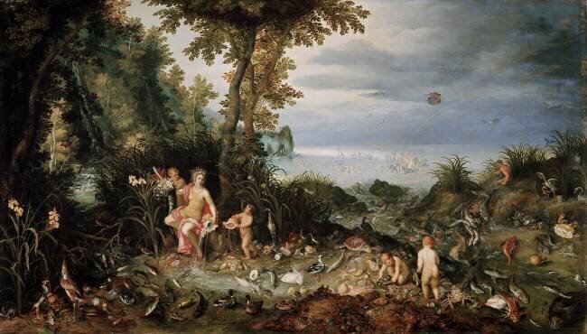 The four elements: allegory of water Jan Brueghel the Elder