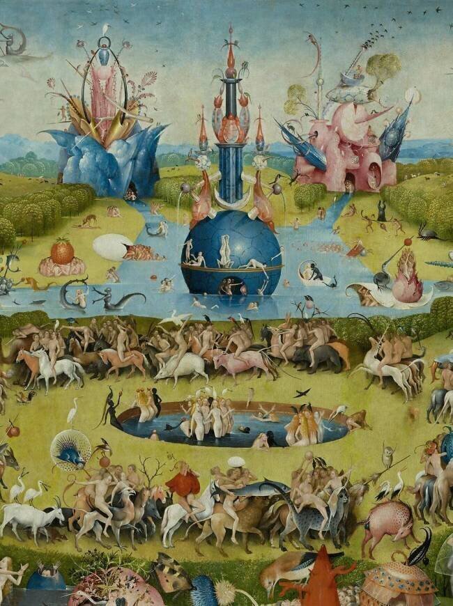 The Garden of Earthly Delights (detail) Jérôme Bosch