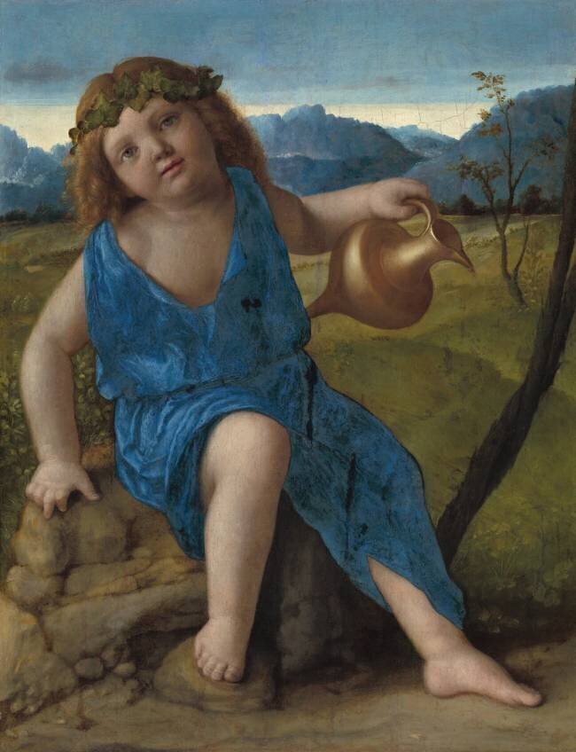 The Infant Bacchus Giovanni Bellini