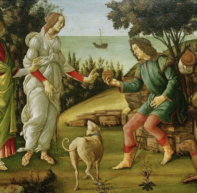 The Judgement of Paris Sandro Botticelli