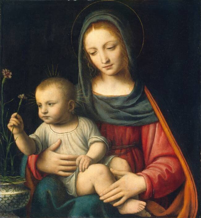The Madonna of the Carnation Bernardino Luini