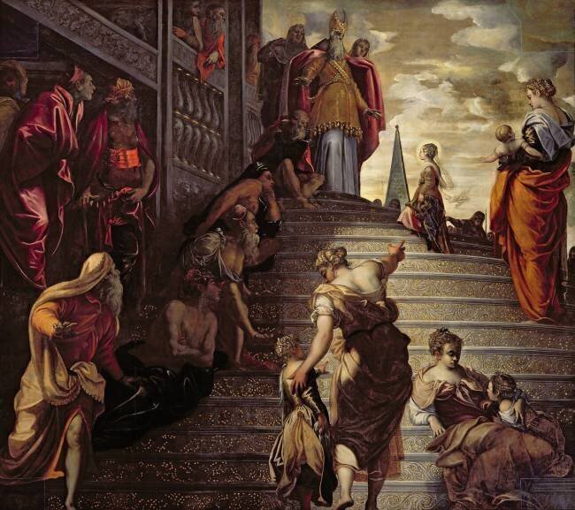 The presentation of the Virgin Tintoretto