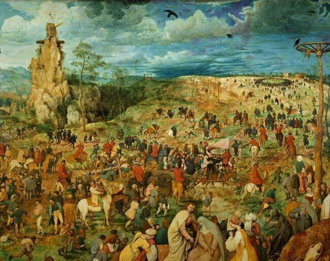 The Road to Calvary Pieter Brueghel the Elder