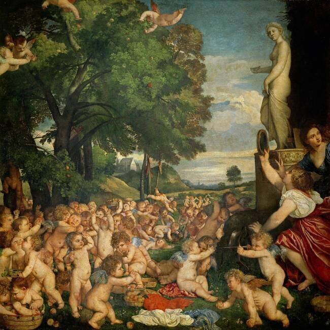 The Worship of Venus Tiziano