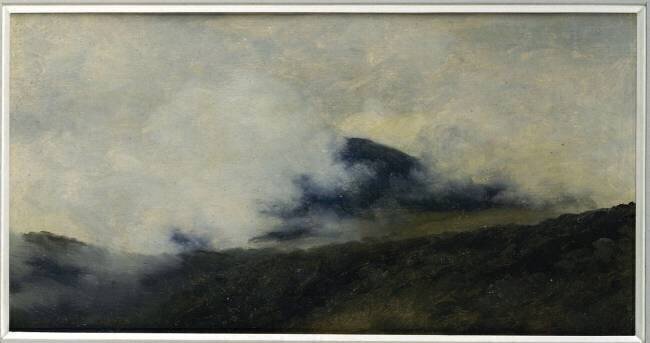 A Rocca di Papa : montagne dans les nuages Pierre Henri de Valenciennes