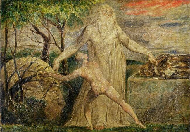 Abraham et Isaac William Blake
