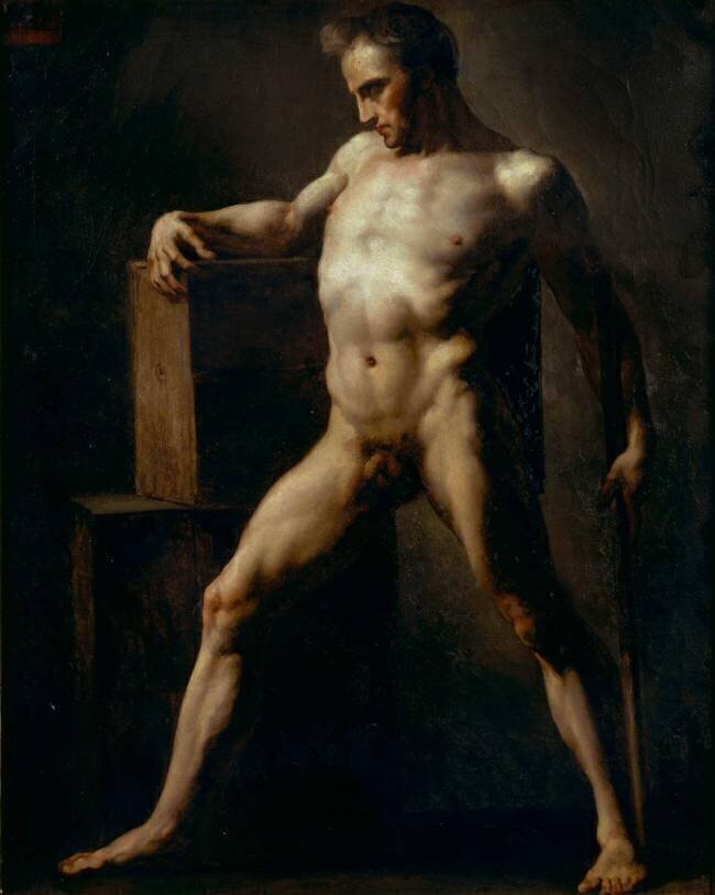 Académie d'homme Théodore Géricault