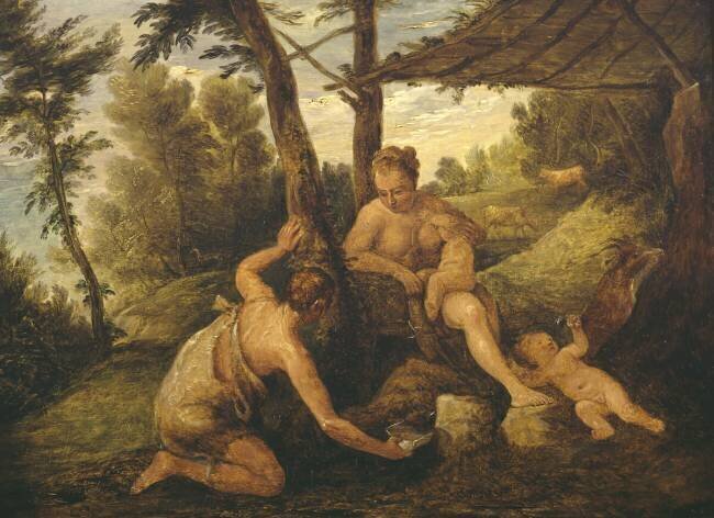Adam et Eve après l'expulsion David Teniers le Jeune