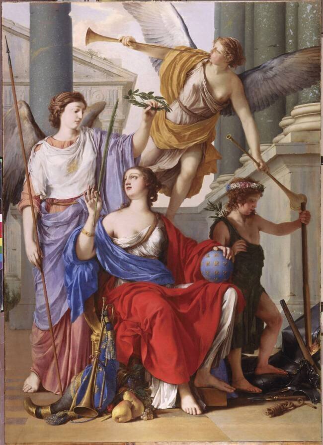 Allégorie de la régence d'Anne d'Autriche Laurent de La Hyre