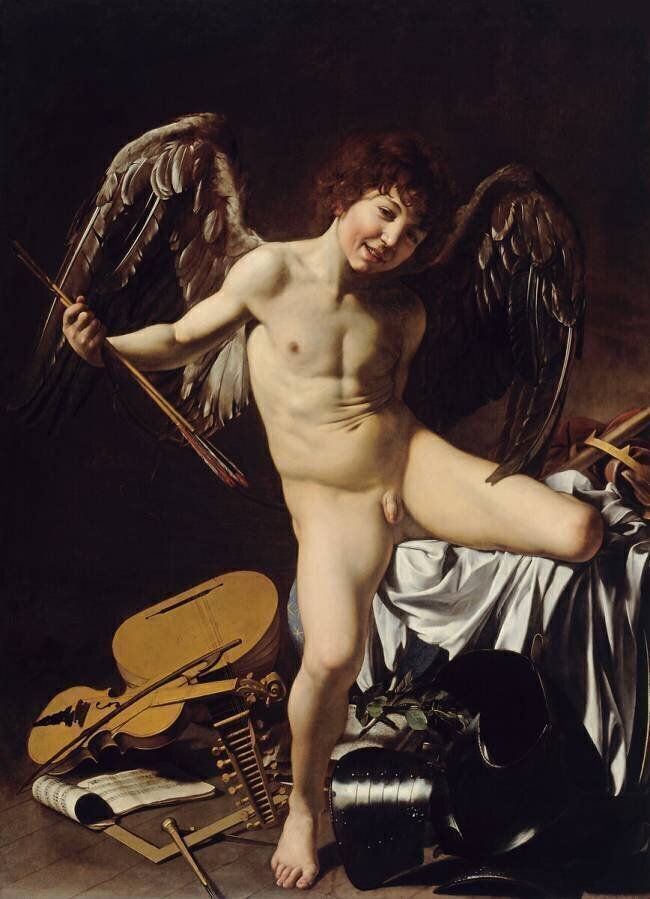 Amor vincit omnia Le Caravage