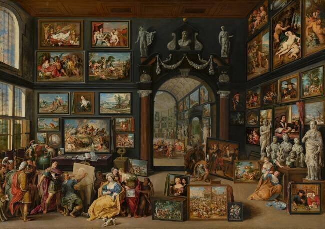 Apelle peignant Campaspe Willem van II Haecht