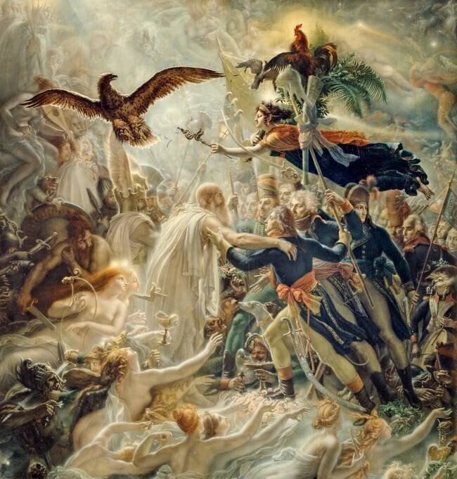 Apothéose des héros français morts pour la patrie pendant la guerre de la liberté Anne-Louis Girodet