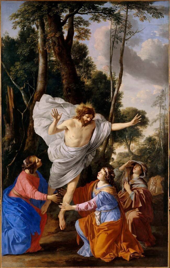 Apparition de Jésus aux trois Marie Laurent de La Hyre