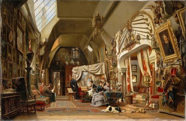 Atelier d'un artiste (Eugène Giraud) Sébastien Charles Giraud