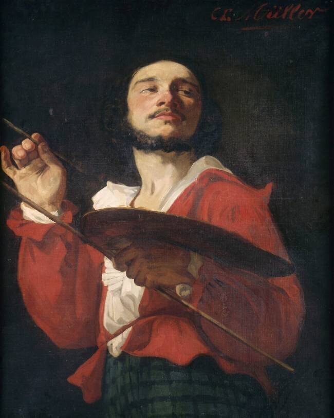Autoportrait Charles Louis Müller