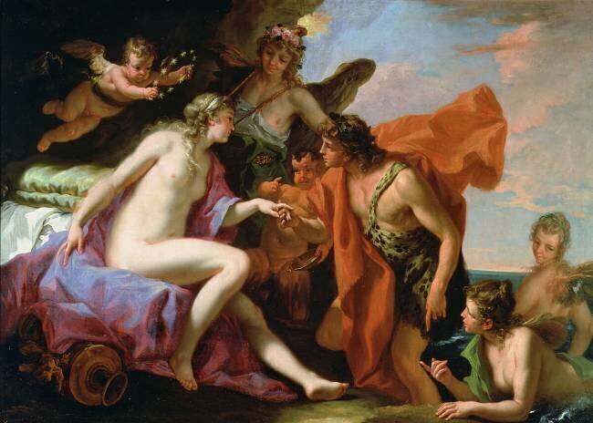 Bacchus and Ariadne Sebastiano Ricci