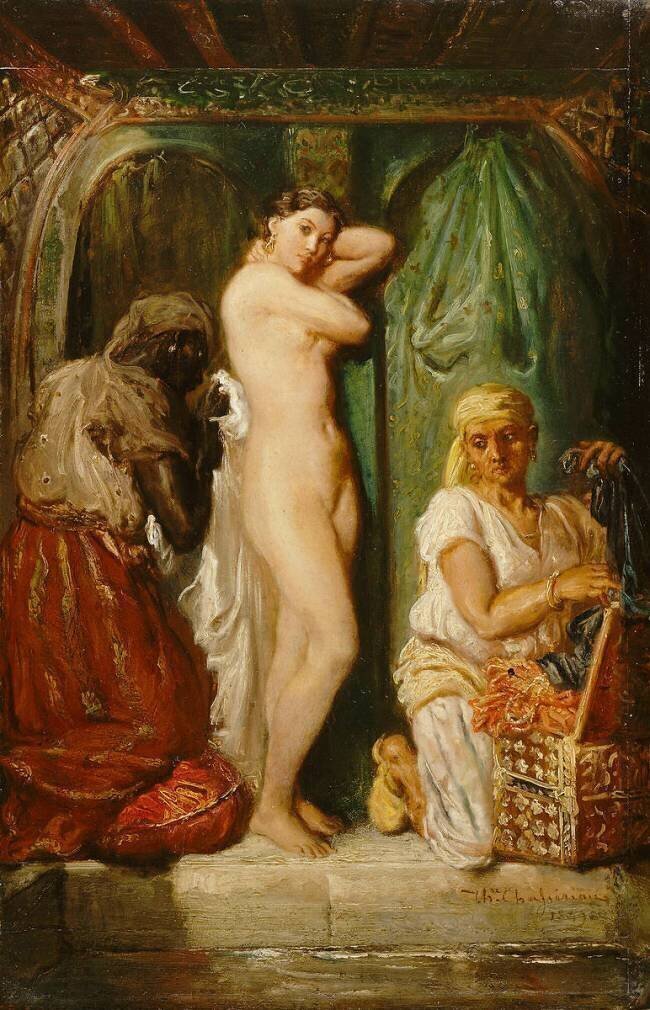Bain au sérail Théodore Chasseriau