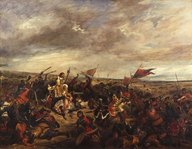 Bataille de Poitiers (19 Septembre 1356) Eugène Delacroix