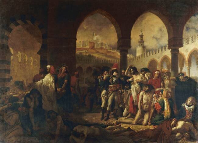 Bonaparte visitant les pestiférés de Jaffa Antoine-Jean Gros