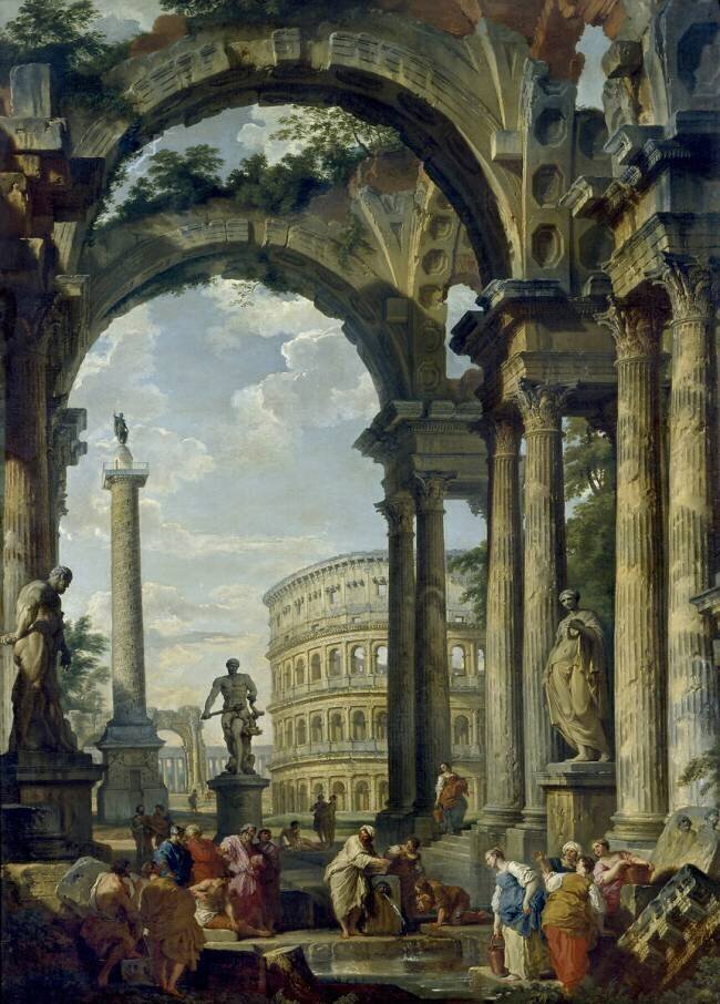Capriccio romain Giovanni Paolo Pannini
