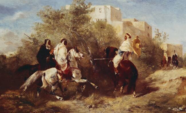 Cavaliers arabes Eugène Fromentin